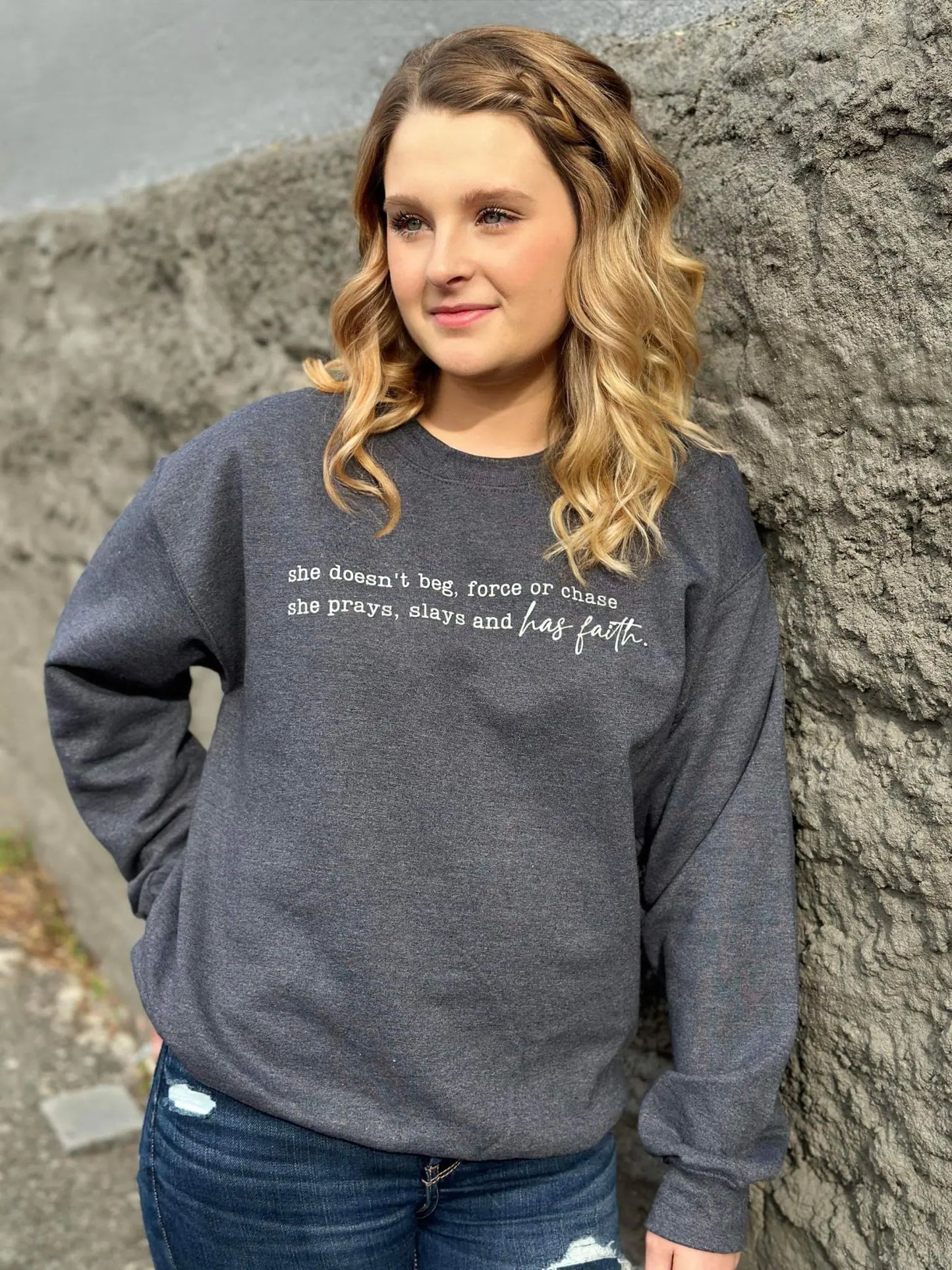 She Has Faith Sweatshirt